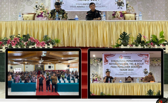 Foto Anggota Bawaslu Provinsi Sulawesi Utara dan Anggota Bawaslu Bitung